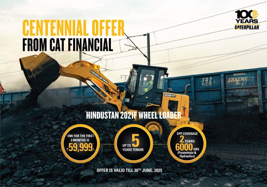 Own the Hindustan 2021F Wheel Loader with Exclusive Centennial Offer