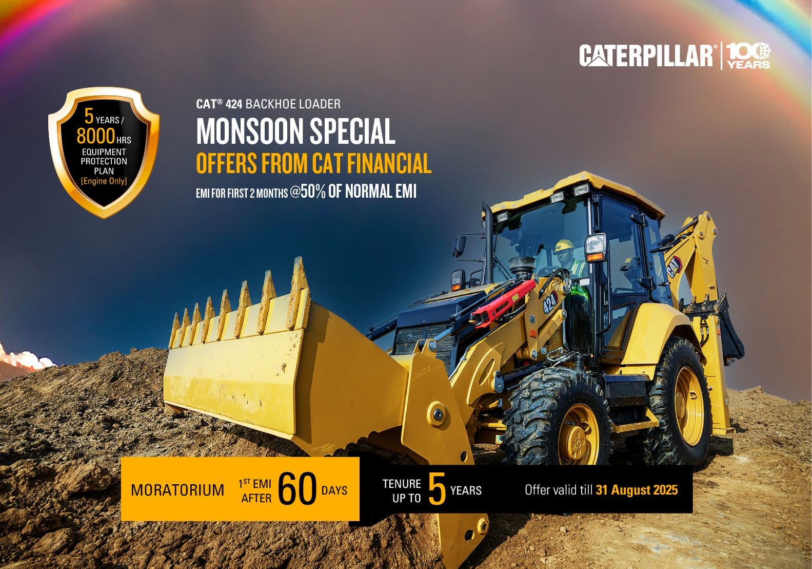 Make the Most of Monsoon – Own the CAT® 424 with CAT Finance offer!