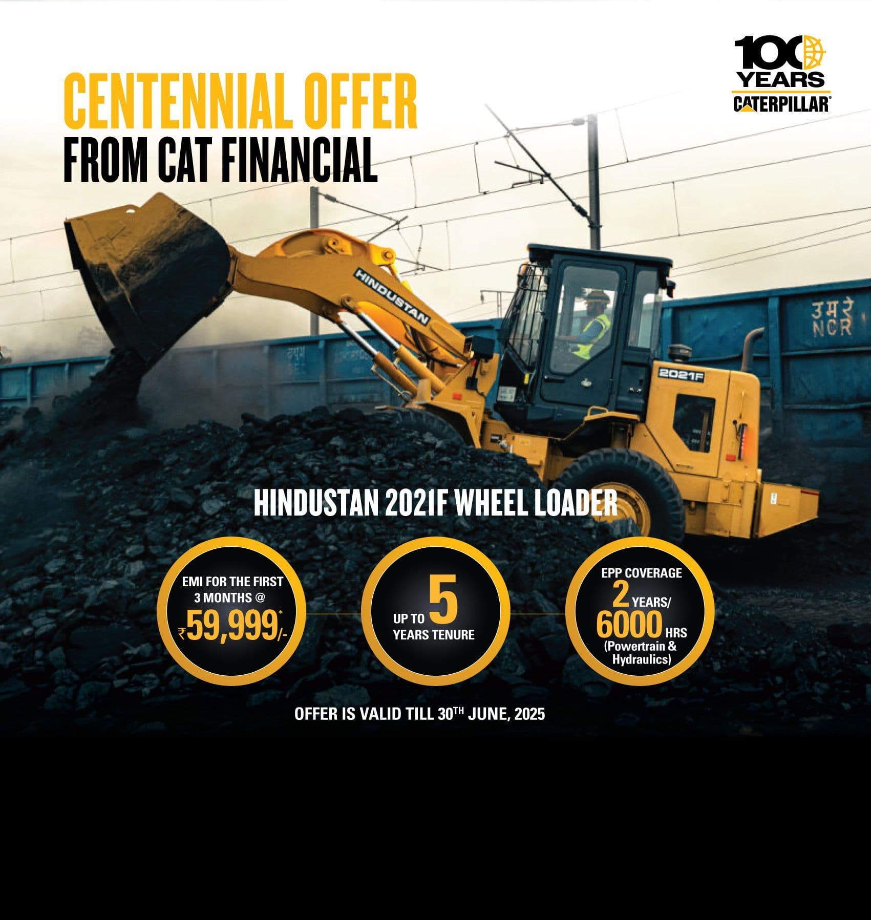 Own the Hindustan 2021F Wheel Loader with Exclusive Centennial Offer
