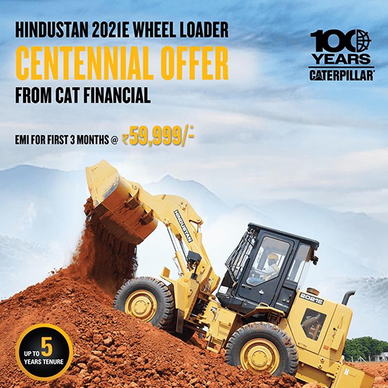 Exciting centennial offers on the Hindustan 2021 Wheel Loader!