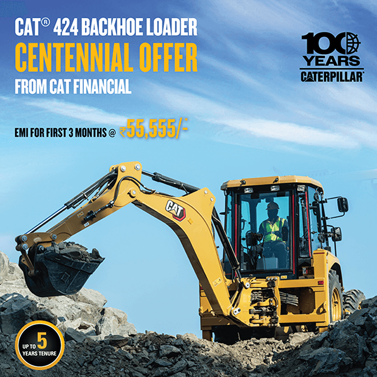 Cat® 424 Backhoe Loader – Big Performance, Bigger Offers!