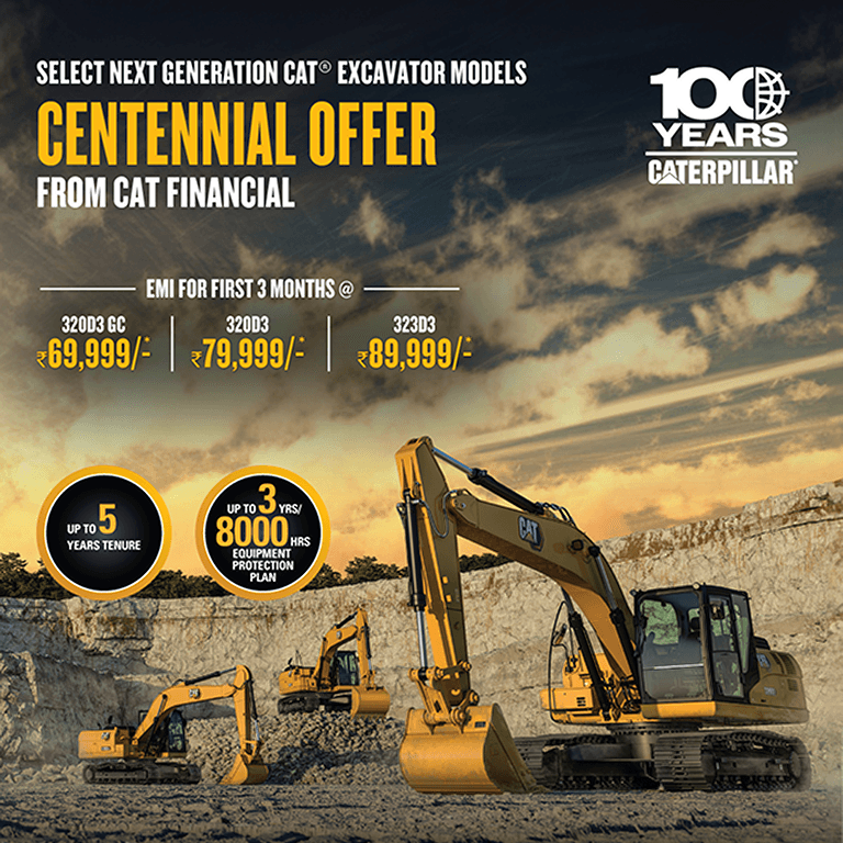 Next-Gen Cat® Excavators – Now with Special Offers!