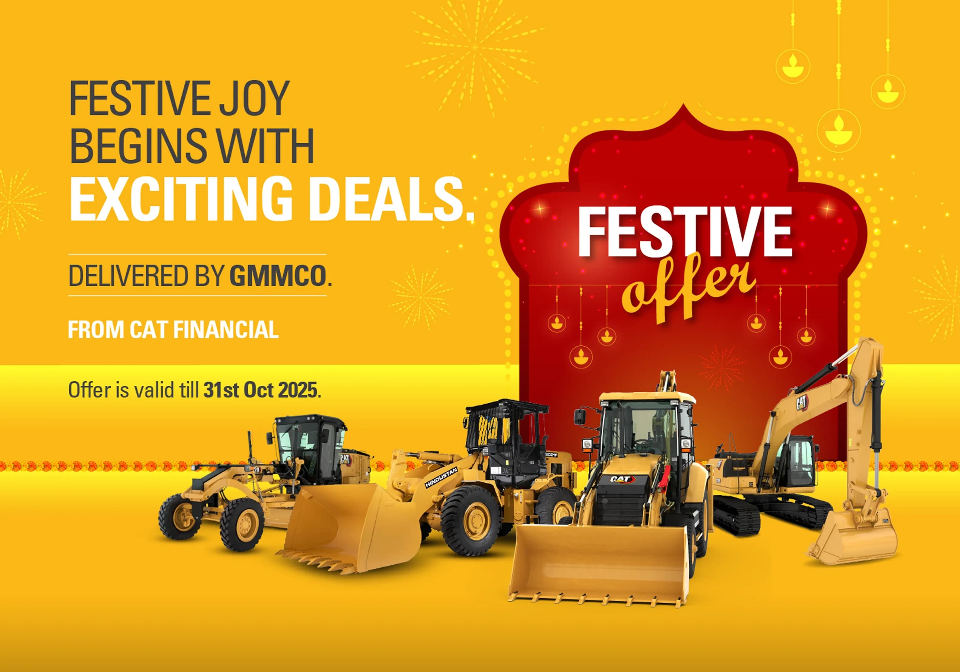 This festive season, celebrate with special offers from CAT Finance!