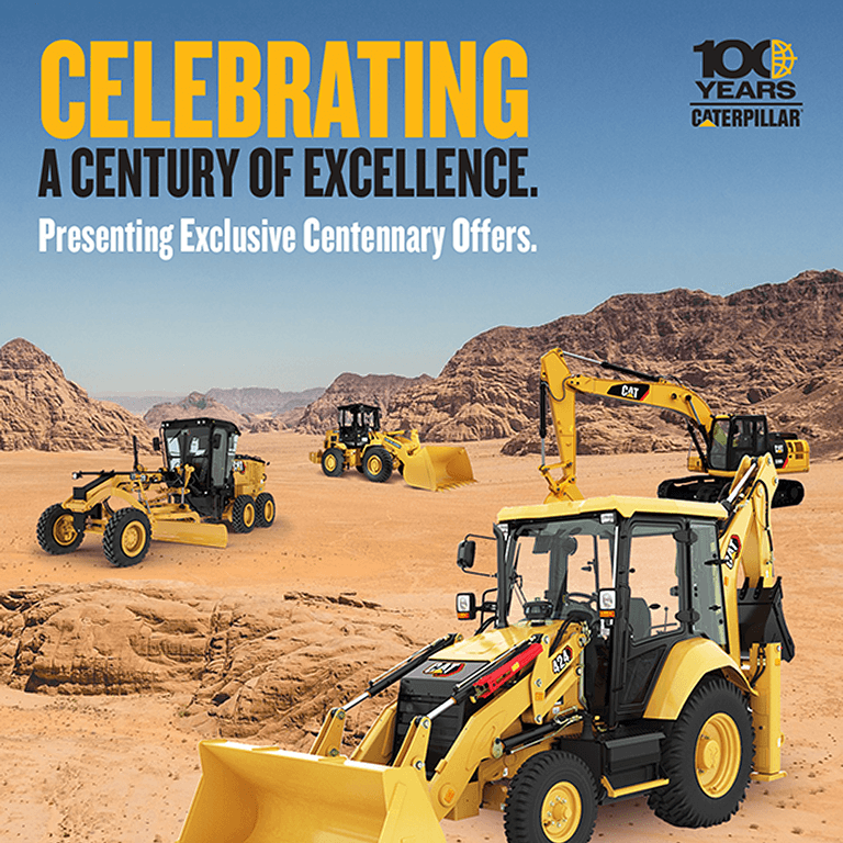 Exclusive centenary offers on Cat® Equipment!
