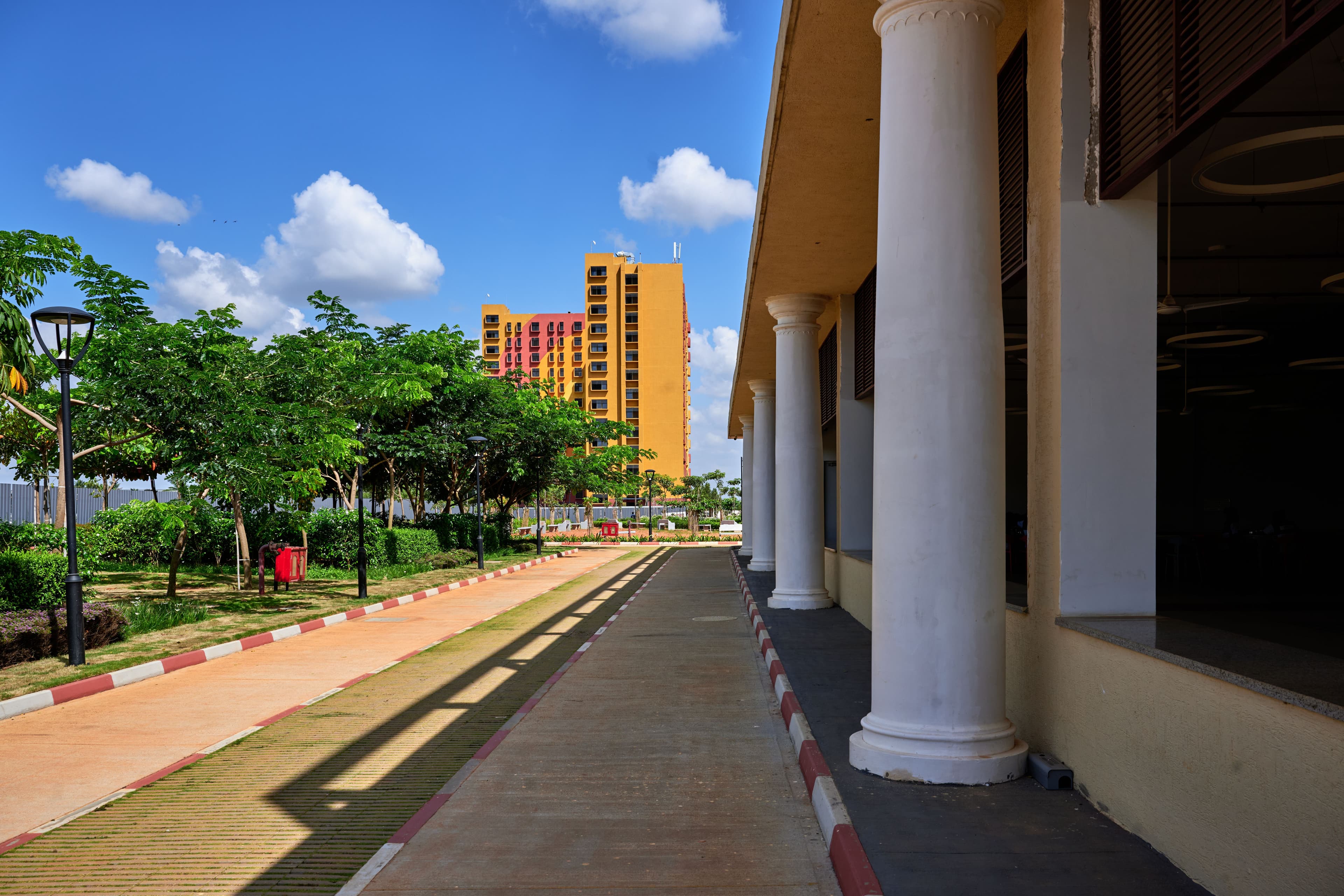 Upgraded facilities at the University campus 
