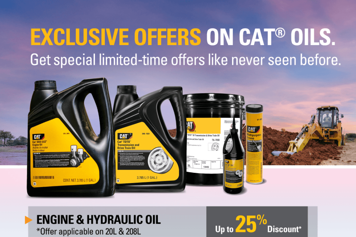 Cat® Oils & Grease –  Year-End Offers