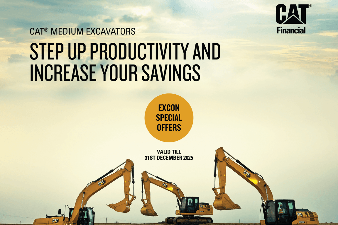 Cat® Medium Excavators – Productivity Deals
