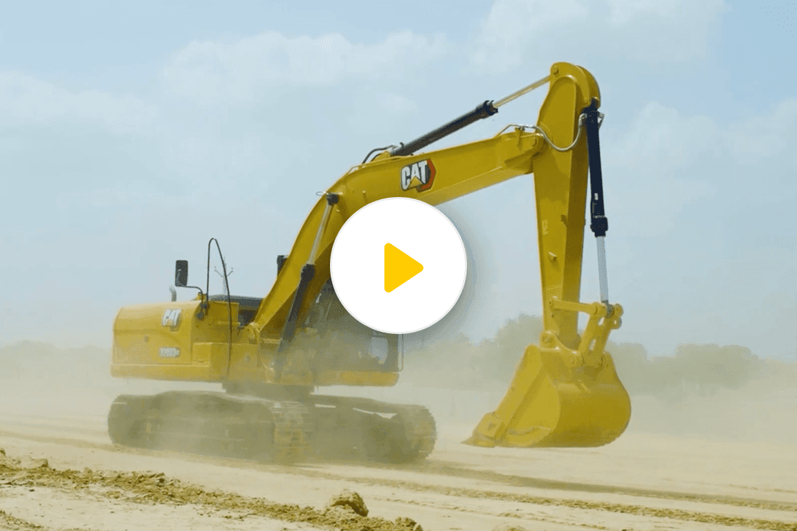 Get a closer look at the CAT 320D3 GC in action