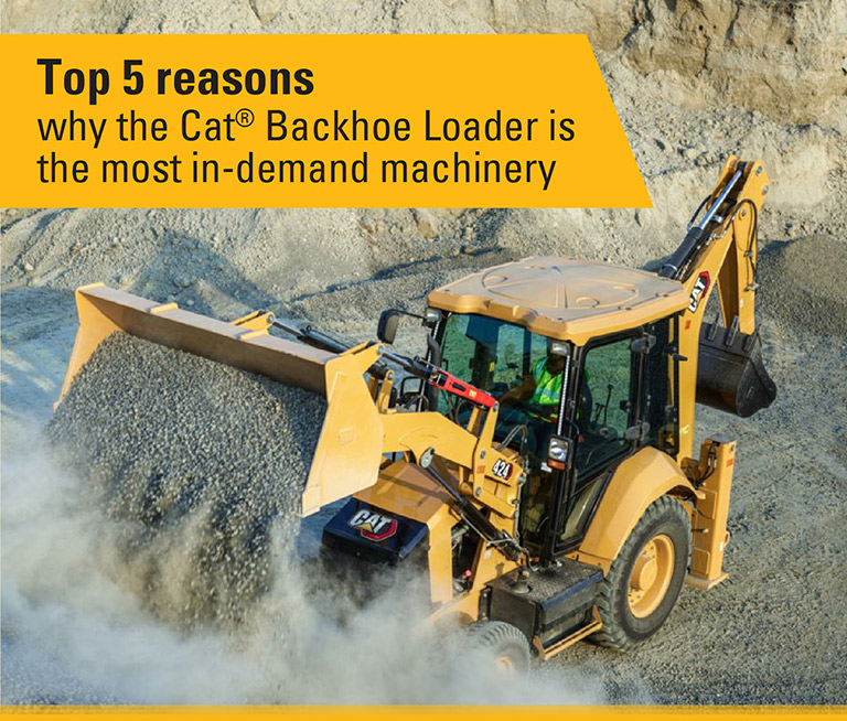 Features of CAT Backhoe loader